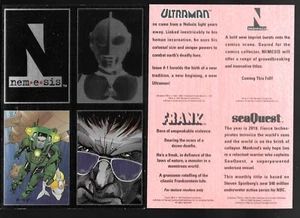 HOJA PROMOCIONAL ULTRAMAN 1993 NEMESIS COMICS 4 TARJETAS SIN CORTAR - Imagen 1 de 1