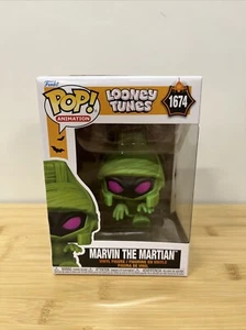 Funko POP! Looney Tunes Halloween Marvin The Martian (Mummy) #1674 *Not Mint* - Picture 1 of 8