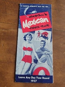 Cartan's Mexican Fiesta Tour VINTAGE 1957 Brochure - Picture 1 of 4