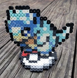 Alolan Sandspitzmaus mit Pokéball Ständer Pokémon Pixel Art Perler Art - Bild 1 von 3
