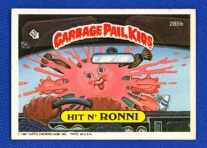 1987 Topps Garbage Pail Kids Series 7  # 285b Hit N' Ronni - Picture 1 of 2