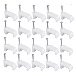 100 Pcs Netzkabelschnalle Kabel-Organizer-Clips Mini -Kabelwinger - Afbeelding 1 van 11