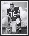 LOU GROZA Cleveland Browns années 1950 8 x 10 photo originale type 1 par HENRY BARR