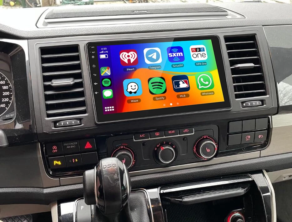 Für VW T6 Transporter Multivan Android 14 Autoradio Carplay GPS Navi RDS WIFI BT - Bild 1 von 4