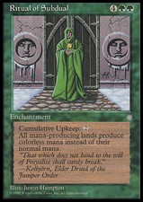 Magic the Gathering MTG Ritual of Subdual (261) Ice Age   NM