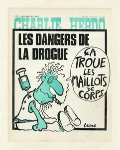 "CHARLIE HEBDO N°326 du 10/2/1977" Fac-similé original entoilé REISER - Picture 1 of 1