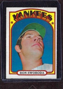 1972 O-Pee-Chee, OPC, Baseball #8 Ron Swoboda, New York Yankees, EX!
