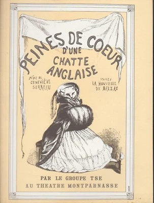  PROGRAMME PEINES DE COEUR D'UNE CHATTE ANGLAISE. THEATRE MONTPARNASSE, 1978 - Photo 1/4