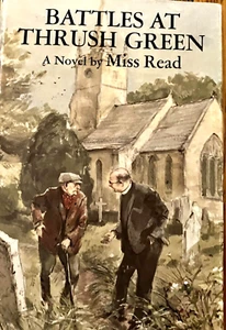 Klassischer gemütlicher Roman von Miss Read Buch Schlachten bei Soor grün lesen England - Bild 1 von 7