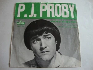 P.J. Proby 45 PS Somewhere/Just Like Him (Liberty LIB 10182, Sweden) - Picture 1 of 3