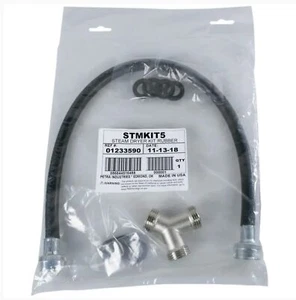 STMKIT5 Dampftrockner Installationsset: 2 Fuß Schlauch & Y-Adapter - Bild 1 von 1