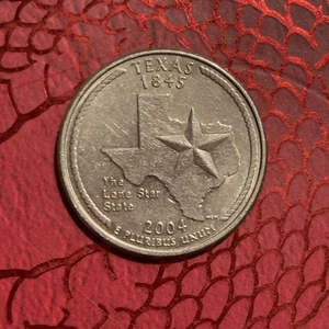 Rare Texas 2004-P Quarter with Error - Picture 1 of 2