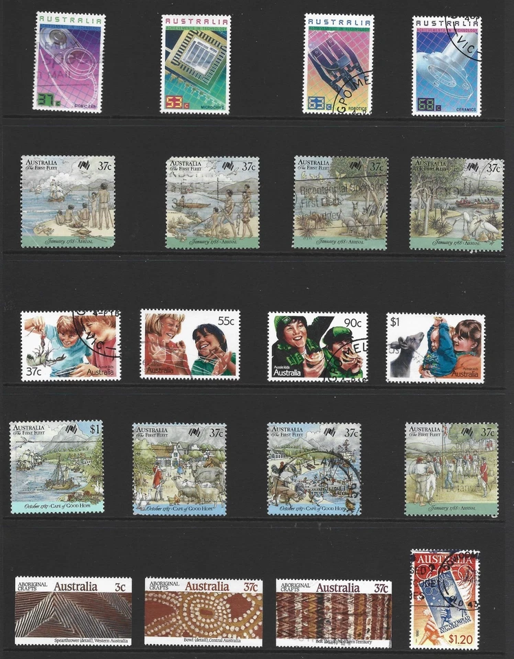 Selection 20  Australian Stamps Used - Image 1 of 1