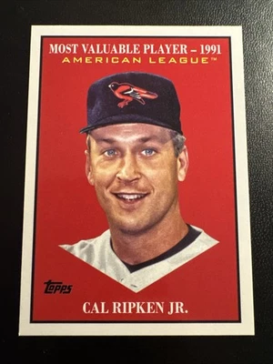 Serie de actualización Topps 2025 1991 MVP MV-27 Cal Ripken Jr Foto 1 de 2