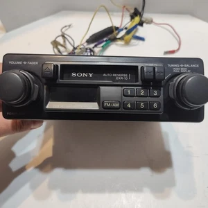 Sony EXR-10 Auto Kassettendeck Tape Player Stereo Radio ungetestet  - Bild 1 von 8
