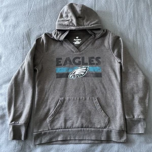 Philadelphia Eagles Hoodie Fanatics Gray Womens Medium Pullover NFL Football - Picture 1 of 11