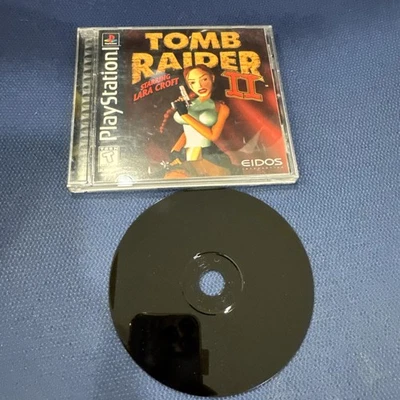 Tomb Raider II (1998 PlayStation 1 PS1) Complete CIB Tested Works Very Clean - Image 1 of 4