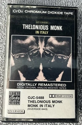 THELONIOUS MONK In Italy RIVERSIDE OJC 5488 Cassette Foto 1 de 4