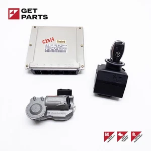 03-05 Mercedes C320 C240 Engine Computer ECU Ignition Key Set Kit 11215392798 - Bild 1 von 9
