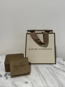 AUTHENTIC David Yurman Jewelry Gift Packaging Set 2025 Large Box, Bag & Pouch - Picture 1 of 8