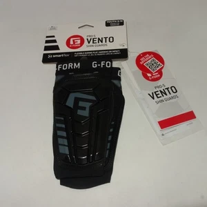 NEW G-Form Pro S Vento Shin Guards BLACK Youth Small Medium - Picture 1 of 5