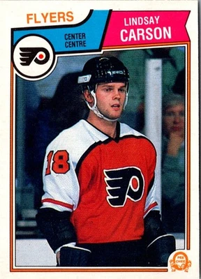1983 O-Pee-Chee Lindsay Carson #261 Philadelphia Flyers Hockey Card - Image 1 of 2
