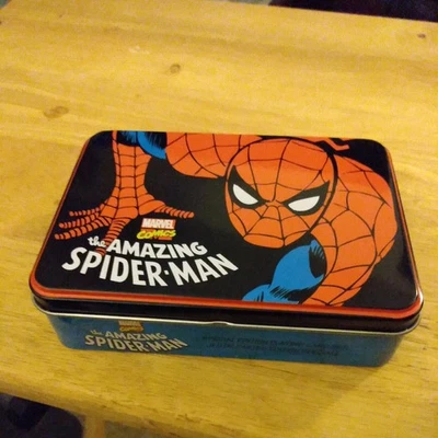 Spiderman Playing Cards Marvel Comics Collectible Tin Special Ed. 2013 See Disc. - Image 1 of 4