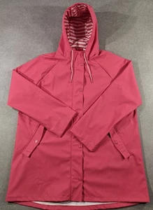 Crivit Ladies Womens Hooded Rain Jacket Waterproof Coat Pink Size Large 16/18 ** - Picture 1 of 12
