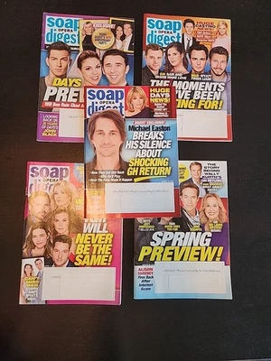 Soap Opera Digest 5-Pack March 14, 2016 To April 11, 2016 - Image 1 of 4