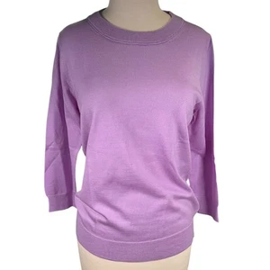 J.Crew Women’s 100% Merino Wool Sweater – Lavender Purple, Size Medium, New - Picture 1 of 10