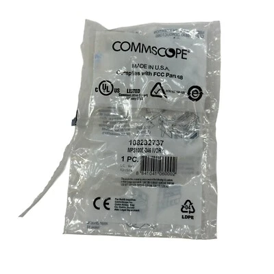 CommScope Systimax MPS100E PowerSUM M Modular Jack RJ45 Cat5e 108232737 Ivory - Image 1 of 4