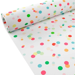 Duni Tischdecken Rolle Tischtuch Dunicel 40 m x 1,18 m Happy Bubbles bunt - Bild 1 von 2
