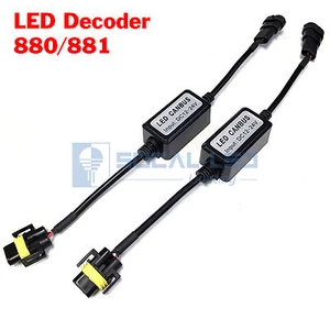2x EMC 880 881 Kit de luz antiniebla CANBUS LED Decodificador Libre de errores Resistencia antiparpadeo - Imagen 1 de 5