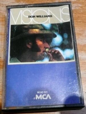 Don Williams - Visions - 1977 - MCA Records - Cassette Tape - Image 1 of 2