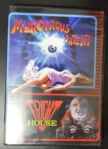 MURDEROUS INTENT/FRIGHT HOUSE DVD VINEGAR SYNDROME SUPER RARE LIMITED 106/560 - Picture 1 of 5