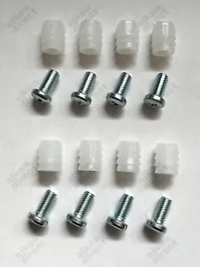 Ikea Plastic sleeve and screw, Part # 105163, 102267 (8 pack) - NEW USA shipped - Picture 1 of 1