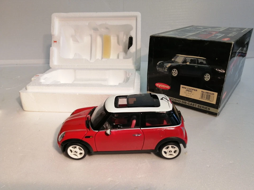 Kyosho Scala 1/18 Diecast 08553R - Mini Cooper - Rosso - Immagine 1 di 1