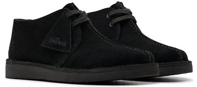 Clarks Desert Trek Black Suede - 26168046 - KIDS / JUNIORS - Image 1 of 4