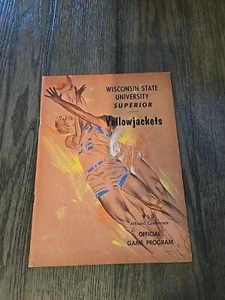 Vintage Rare 1968 Wisconsin State University Superior Basketball Program - Picture 1 of 11