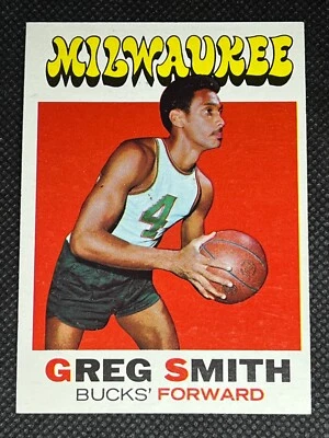 Greg Smith 1971-72 Topps #129 Milwaukee Bucks - Image 1 of 2