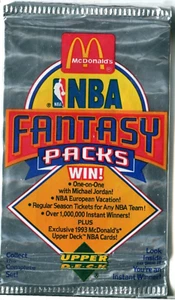 1992-93 UD Upper Deck McDonald's Pack SEALED Shaq RC? Michael Jordan Hologram? - Picture 1 of 2