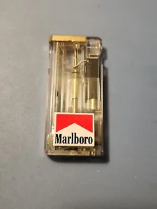 Vintage Marlboro Cigarette Advertising Lighter Translucent  With LightsJGB6G - Picture 1 of 6