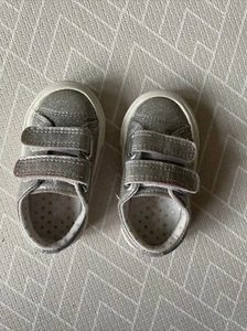 Next Girls Toddlers Silver Pumps Trainer Shoes Size 3 - Picture 1 of 2