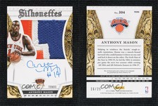 2013-14 Panini Preferred Silhouettes Prime /25 Anthony Mason #304 Auto