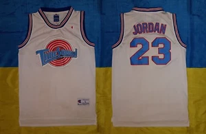● CAMISA BLANCA RARA MICHAEL JORDAN TUNE SQUAD NBA CAMPEÓN TALLA HOMBRE ADULTO L ● - Imagen 1 de 6