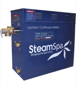 SteamSpa OAT750 Oasis 7.5 KW QuickStart Steam Bath Generator - Chrome - Picture 1 of 4