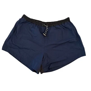Lululemon Women's Blue Drawstring Running Shorts Size 10 Nylon Liner Pocket - Picture 1 of 9