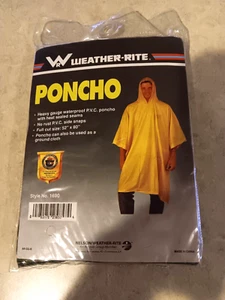 Weather-Rite Poncho “OLIVE” - Picture 1 of 5