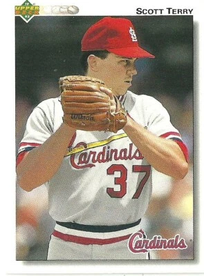 SCOTT TERRY ST. LOUIS CARDINALS #688 - UPPER DECK NM-MT 1992 - Image 1 of 2