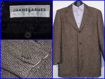 Abrigo deportivo de colección Jhane Barnes Barleycorn Tweed 3 Btn para hombre textura loca mediana Foto 1 de 4